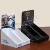 Two compact, branded cardboard display stands with headers reading “Stay Connected,” designed for holding small-format leaflets or promotional cards.