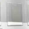 Clear acrylic photo pocket with a semicircle thumb cutout, designed to hold 50x74mm portrait images.