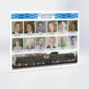 Wall-mounted staff photo board with clear acrylic portrait panels and a large group photo, titled “Cornish Schools.”