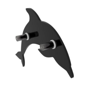 Alternative view of Wall Mounted Acrylic Dolphin