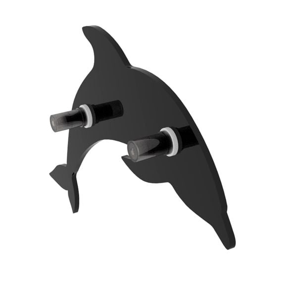 Wall Mounted Acrylic Dolphin - Image 2